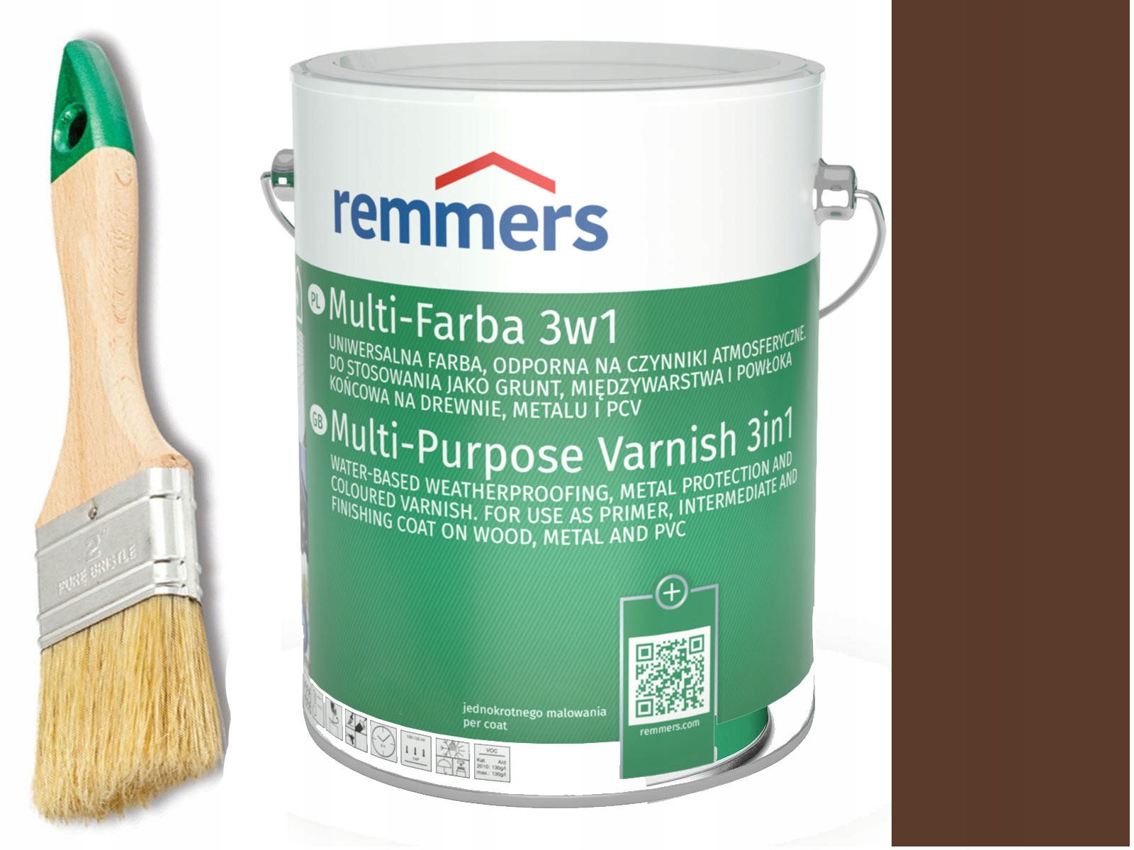

Farba renowacyjna Remmers Orzechowy 375 ml