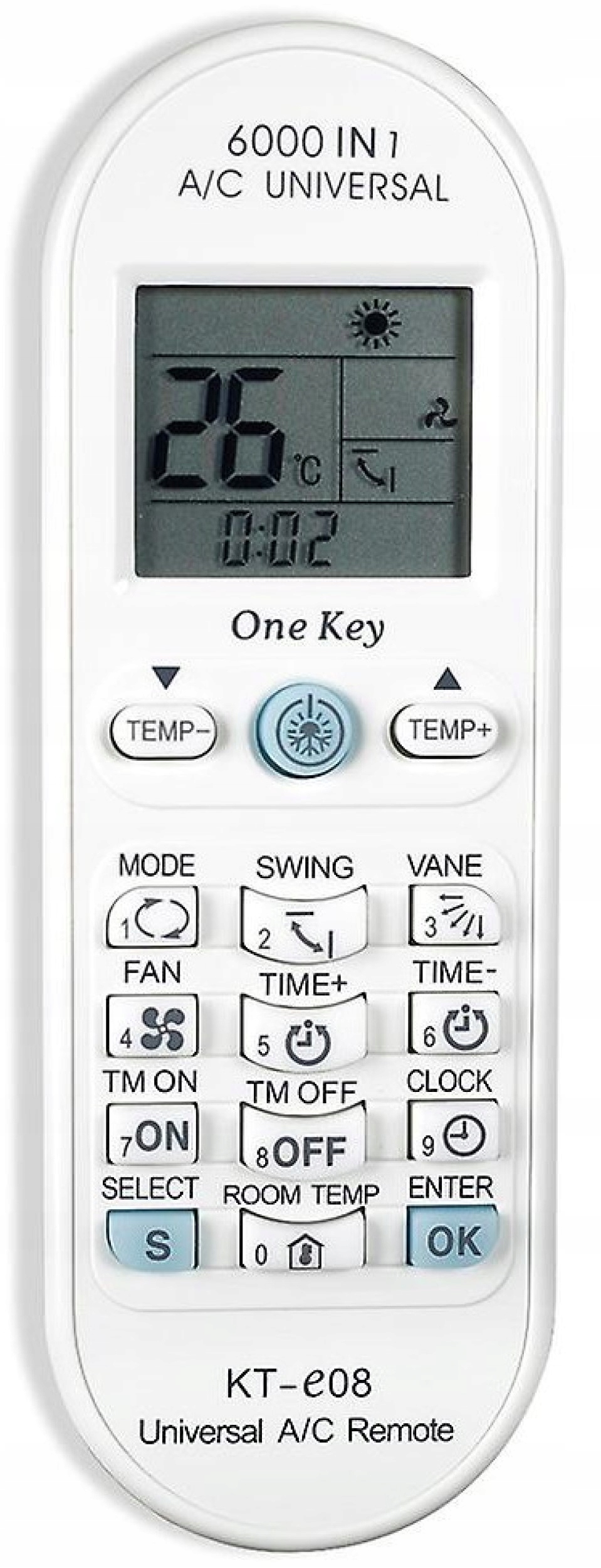 PILOT DO KLIMATYZACJI TRANE WHIRLPOOL UNI-AIR YORK Model KT-E08