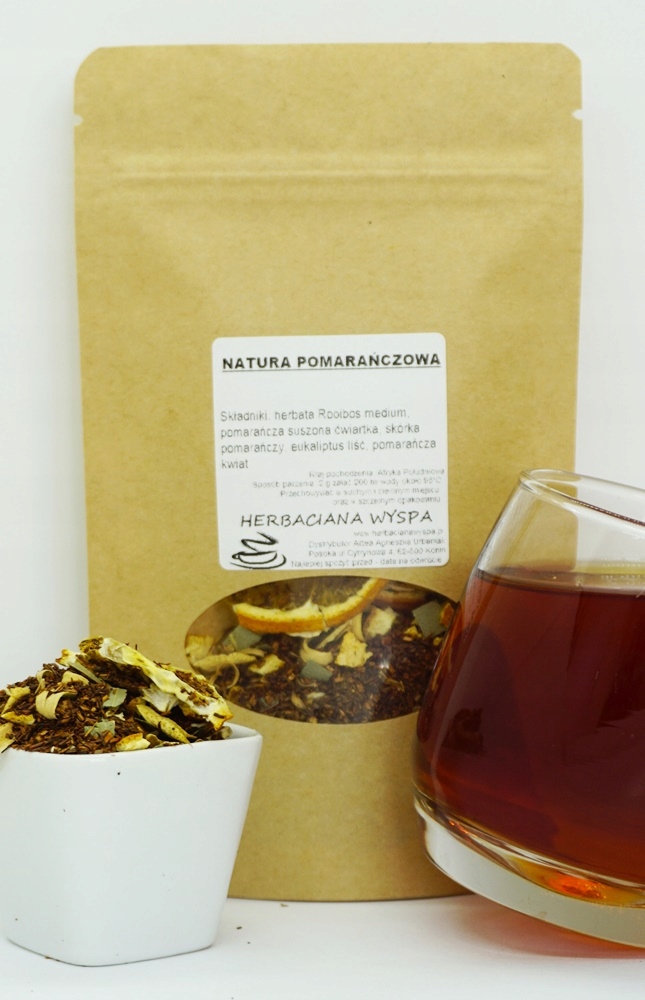 Natura Pomerančová Rooibos 1 kg čaj bez vůně pomeranč eukalyptus