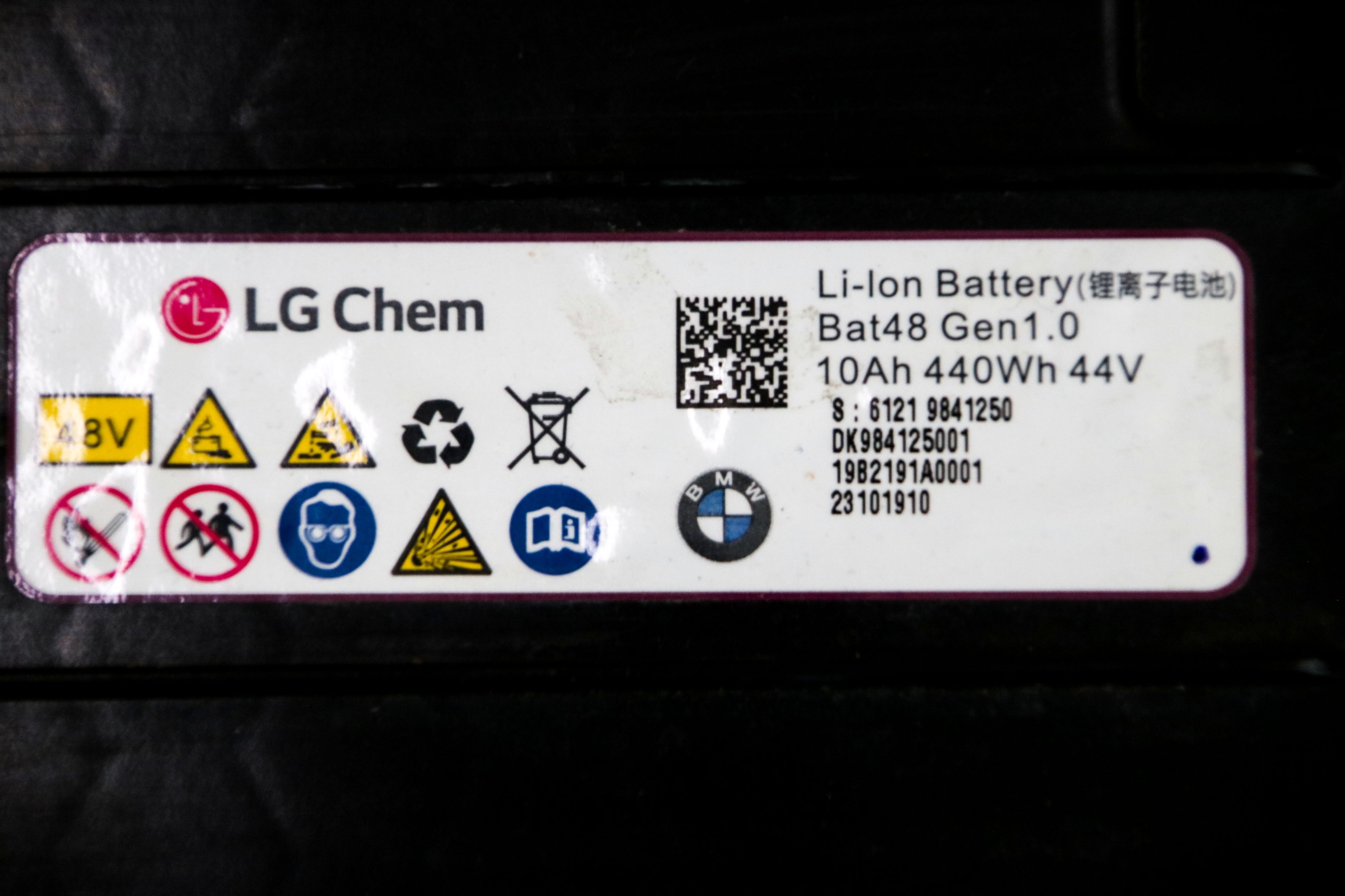 BMW AKUMULATOR LI-ION 10Ah 440Wh 44V 2019 r.