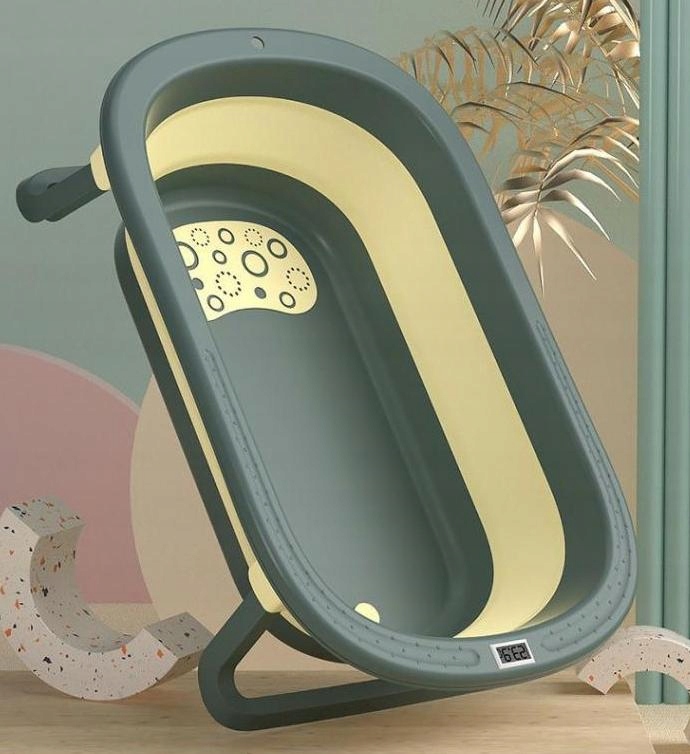 SILIKONOWA SKŁADANA WANIENKA TURYSTYCZNA 2 KOLORY Szerokość produktu 79 cm