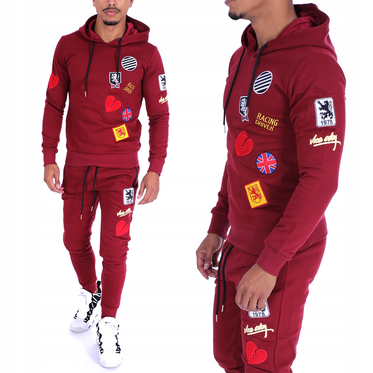 Tepláková souprava Zayne Paris Teplákovka Mikina nášivky