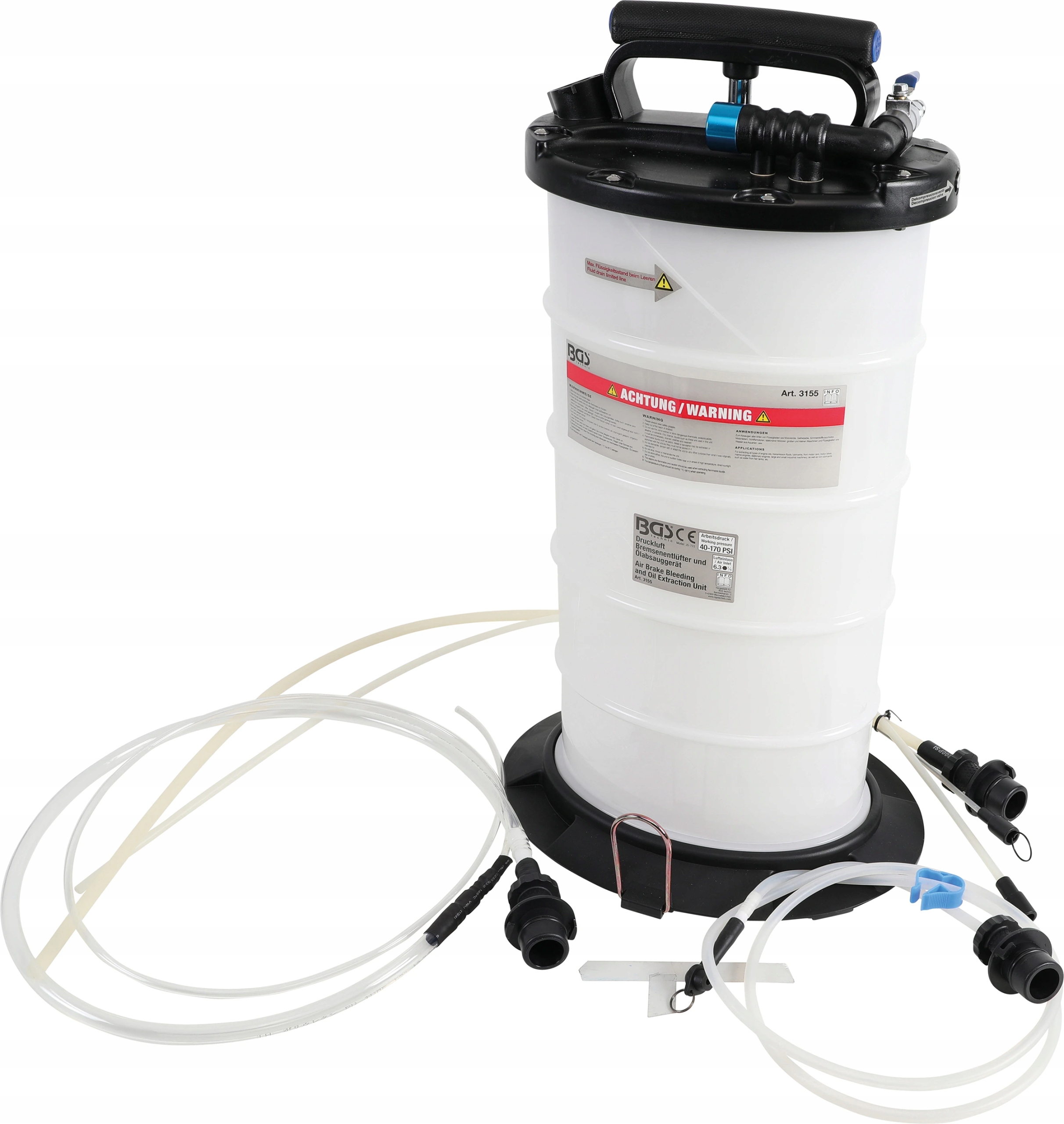 Bgs 3155, Pneumatický prípravok na odvzdušnenie bŕzd a odsávanie oleja