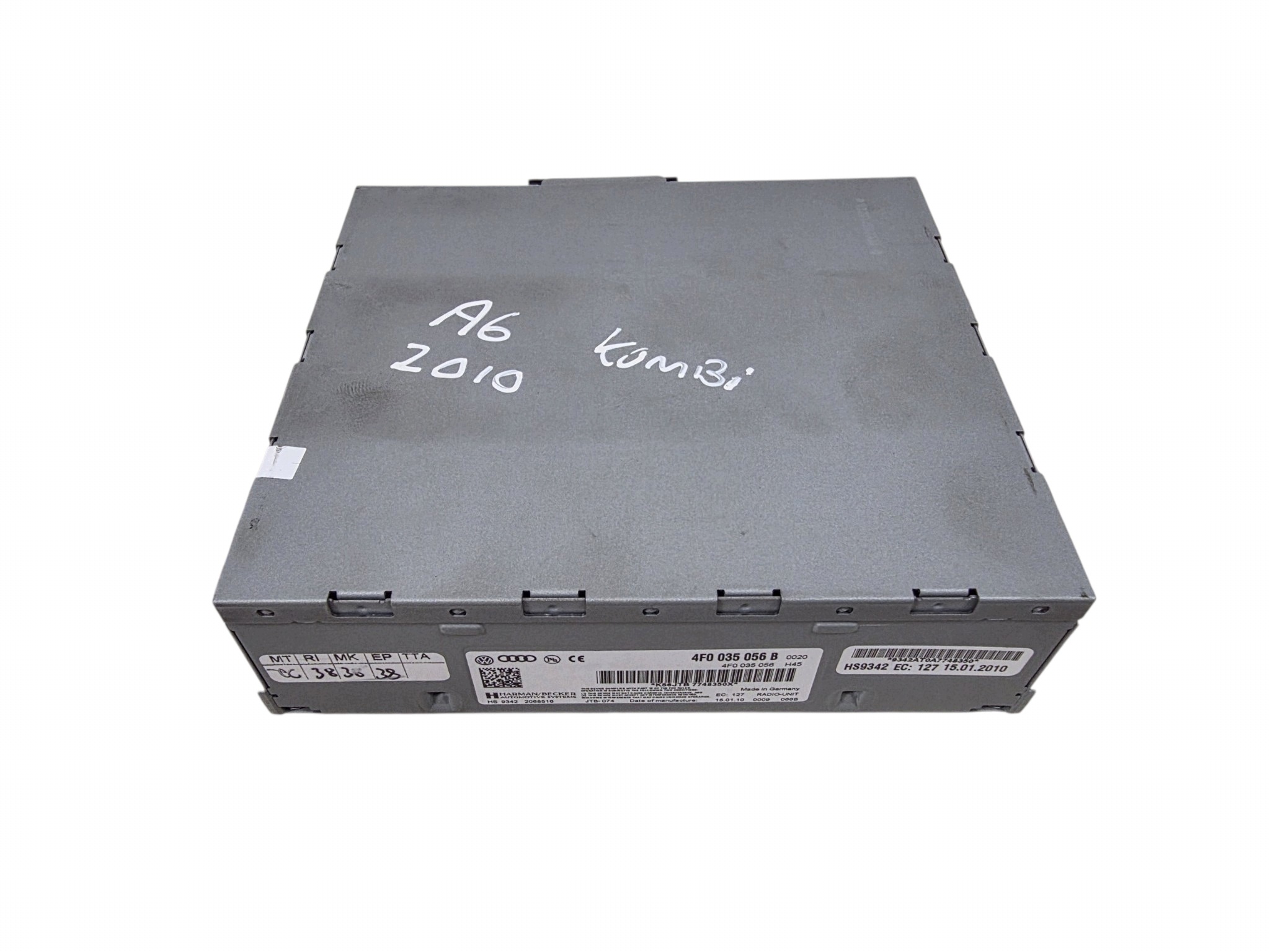 AUDI A6 C6 TUNER amplifier radio HARMAN/BECKER original. 4F0035056B