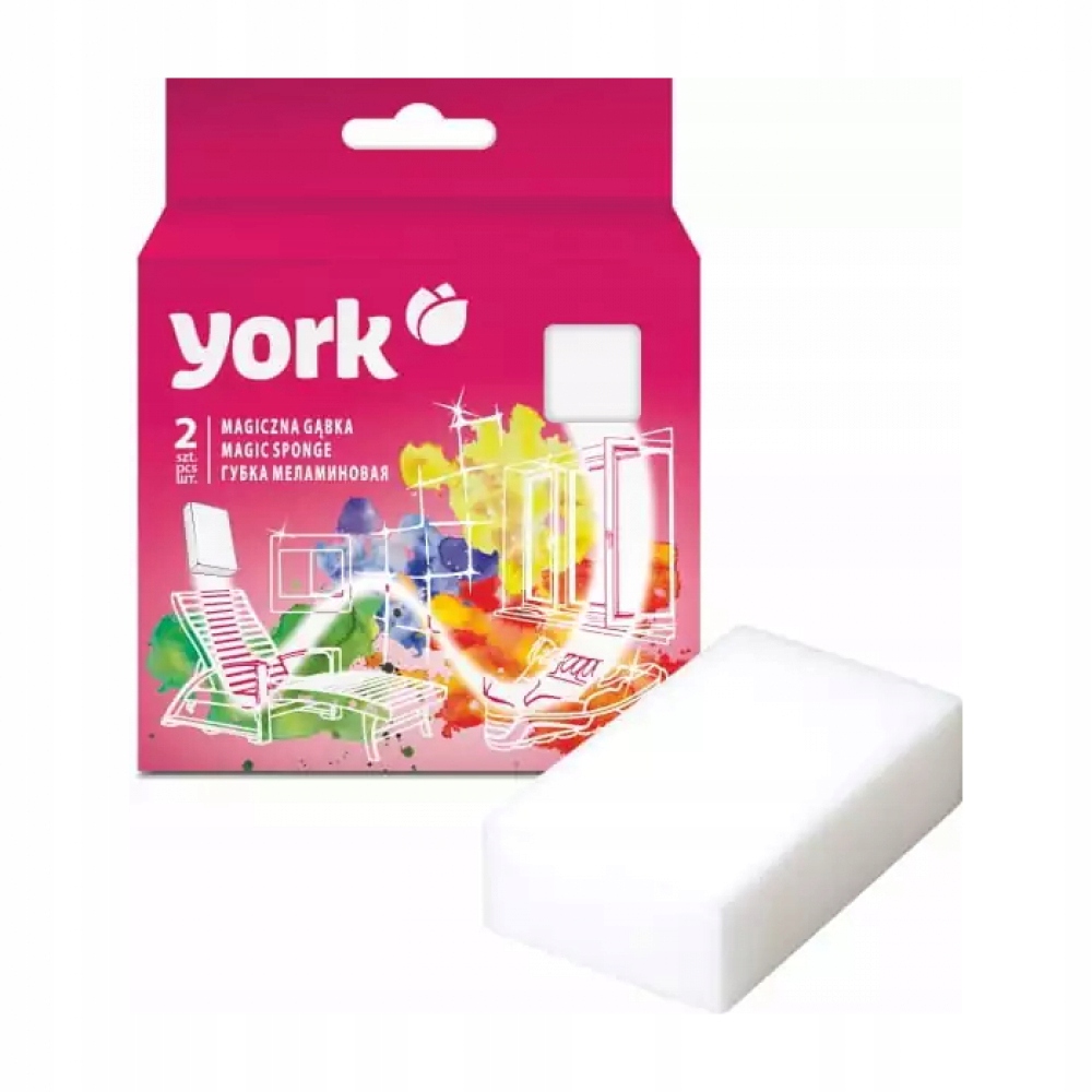 

Gąbka do czyszczenia York Magiczna Gąbka 2 szt.