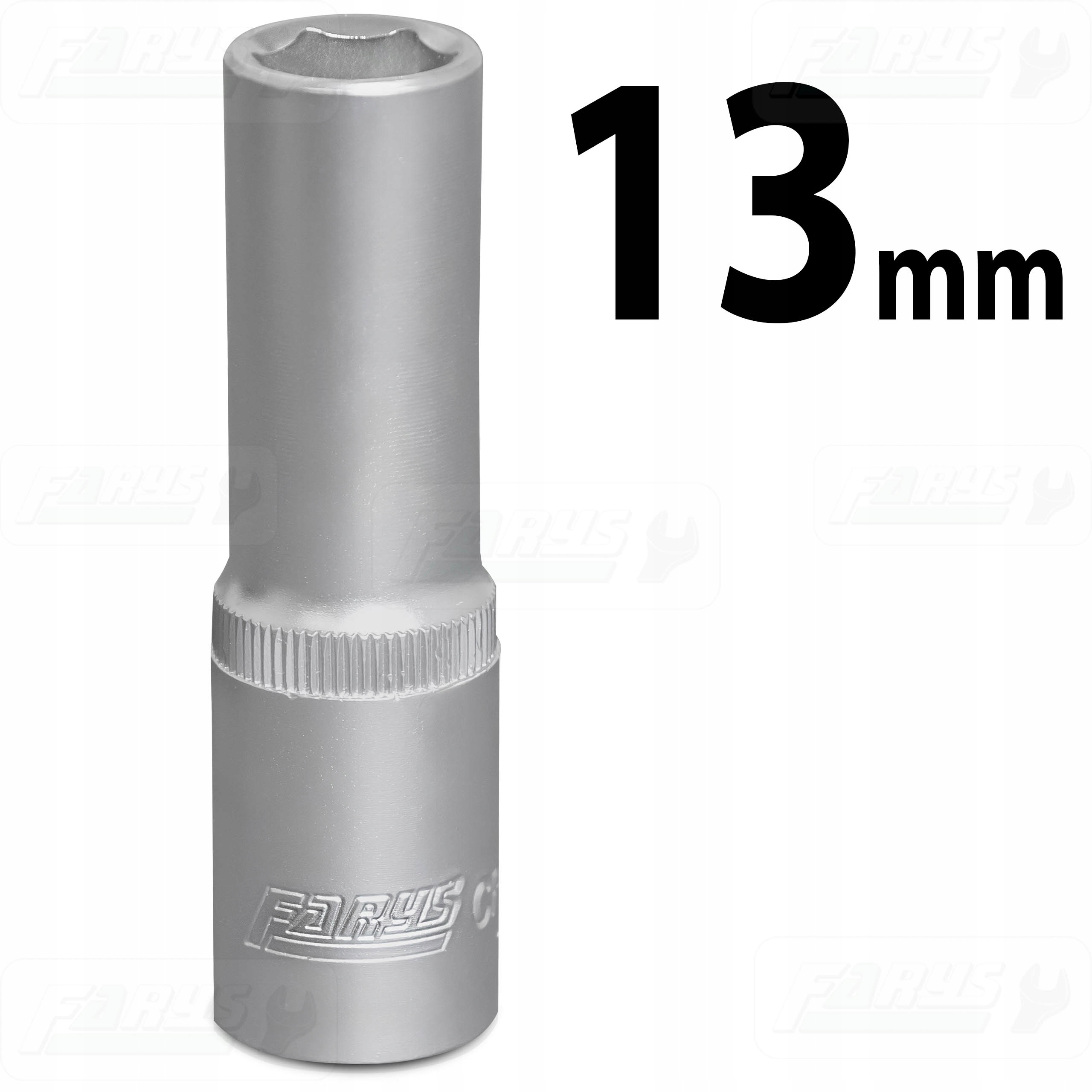 Nasadka 13mm 1/2" Sześciokątna Długa 6-kątna CrV Mocna Farys FR1240