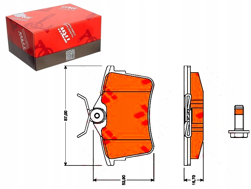 Brzdové Destičky Citroen Zadní Berlingo 08- Trw Asistent Kolize #34