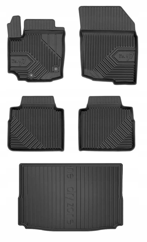Set 77 Koberce a rohože Suzuki SX4 S-Cross AllGrip Hybrid od 2019- g