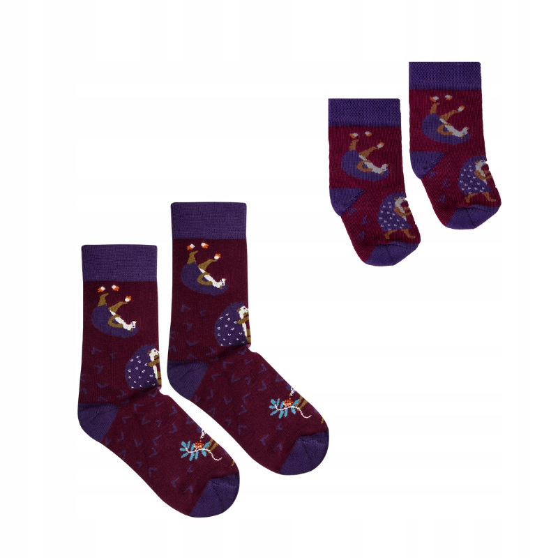 

Zestaw 2 par Kolorowych skarpet dla całej rodziny!