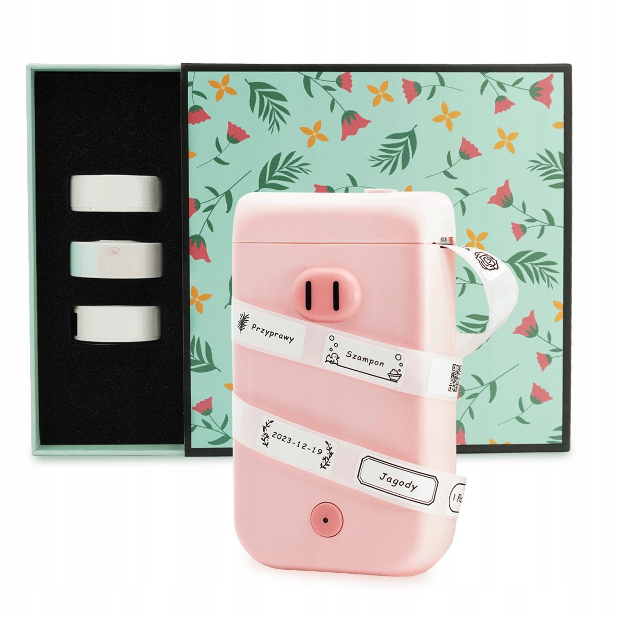 Phomemo D30S mini termální tiskárna Prasátko, sada jako dárek pro děti