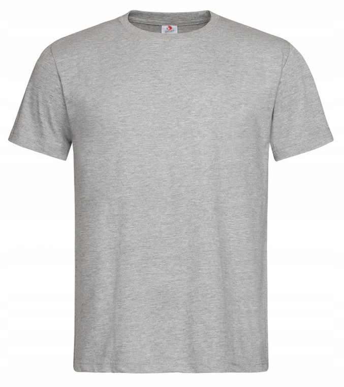 

Szary Bawełniany Gładki T-shirt Basic Stedman XL