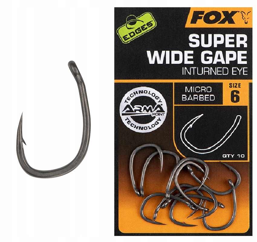 Haczyki karpiowe Fox Wide Gape 2