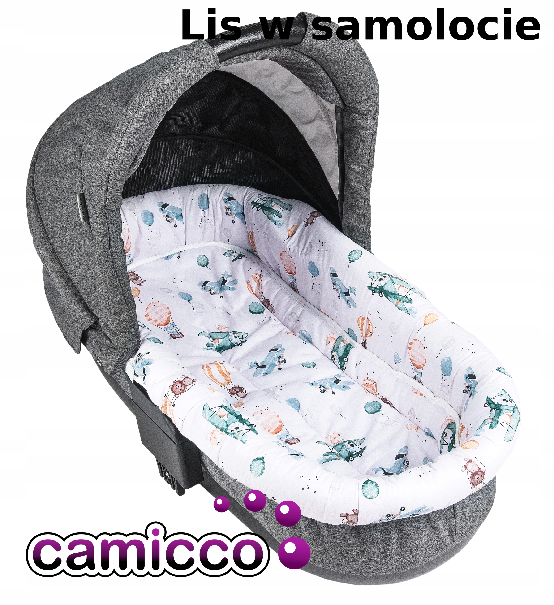 WKŁAD DO GONDOLI + MATERACYK wzory KOLEKCJA 2020 Marka Camicco