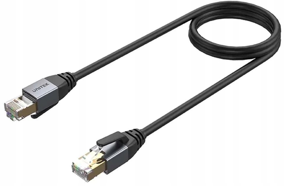 Unitek kabel Ethernet RJ-45 Lan, patchcord cat.8 (s/ftp), przewód sieciowy
