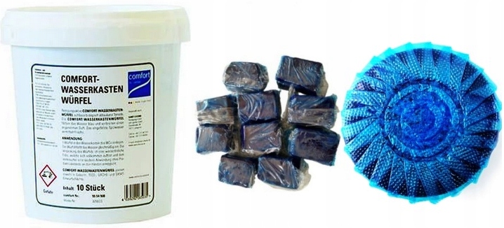 Sanit Kostka Do Stelaża Wc Grohe Geberit Tece 10SZT Fresh-disc Blue