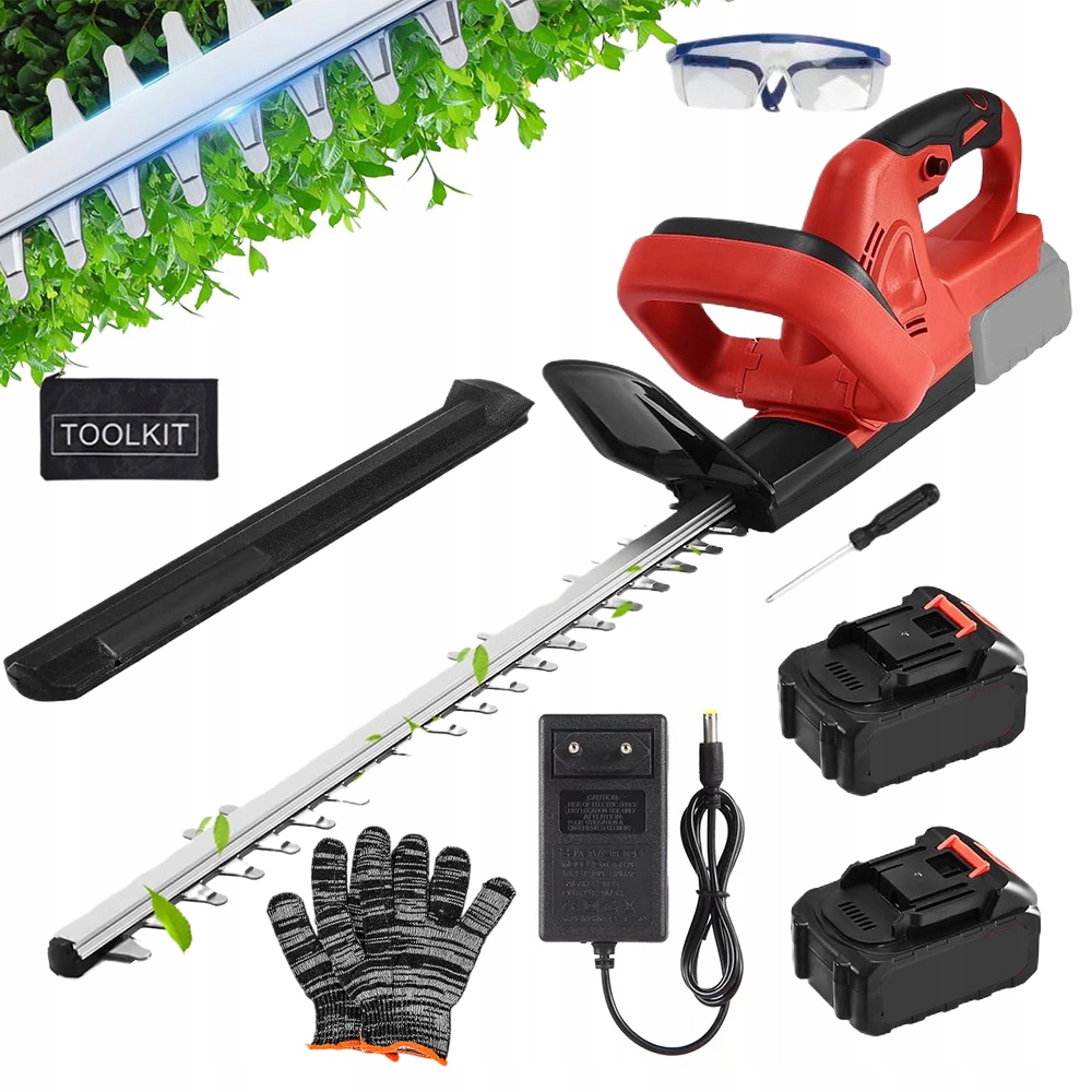 Akumulátorové Nůžky Na Živý Plot 21V 500W S Čepelemi