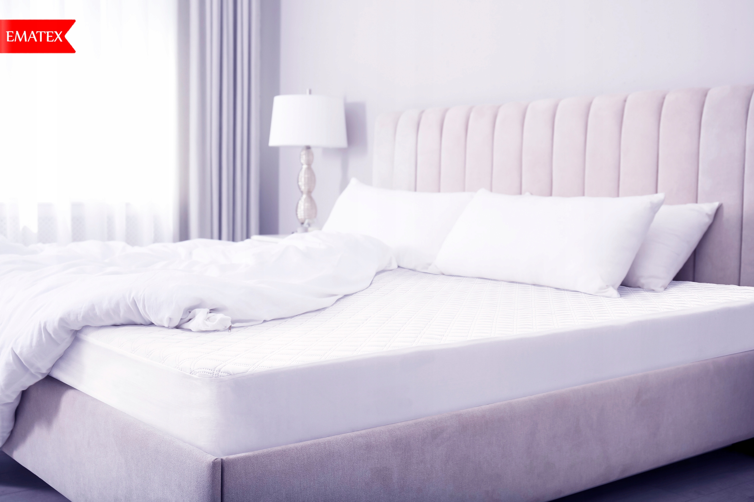 OCHRANIACZ NA MATERAC PIKOWANY WODOODPORNY 120x200 Z GUMKĄ DOOKOŁA 200x120 Wymiary 120x200cm