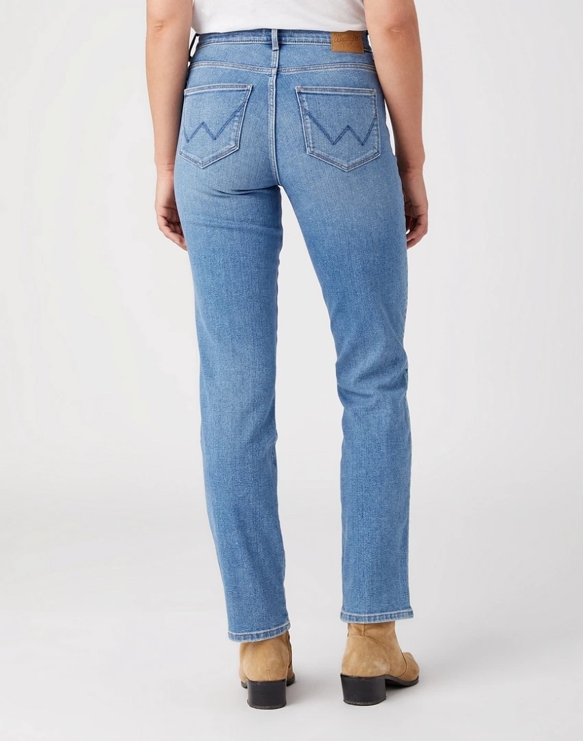 Dámské jednoduché kalhoty Wrangler Straight River W26R4741G 42/32