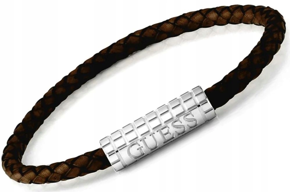 Elegantní Pánský Náramek Acapulco Pletená Kůže Ocel 316L Logo Magnet