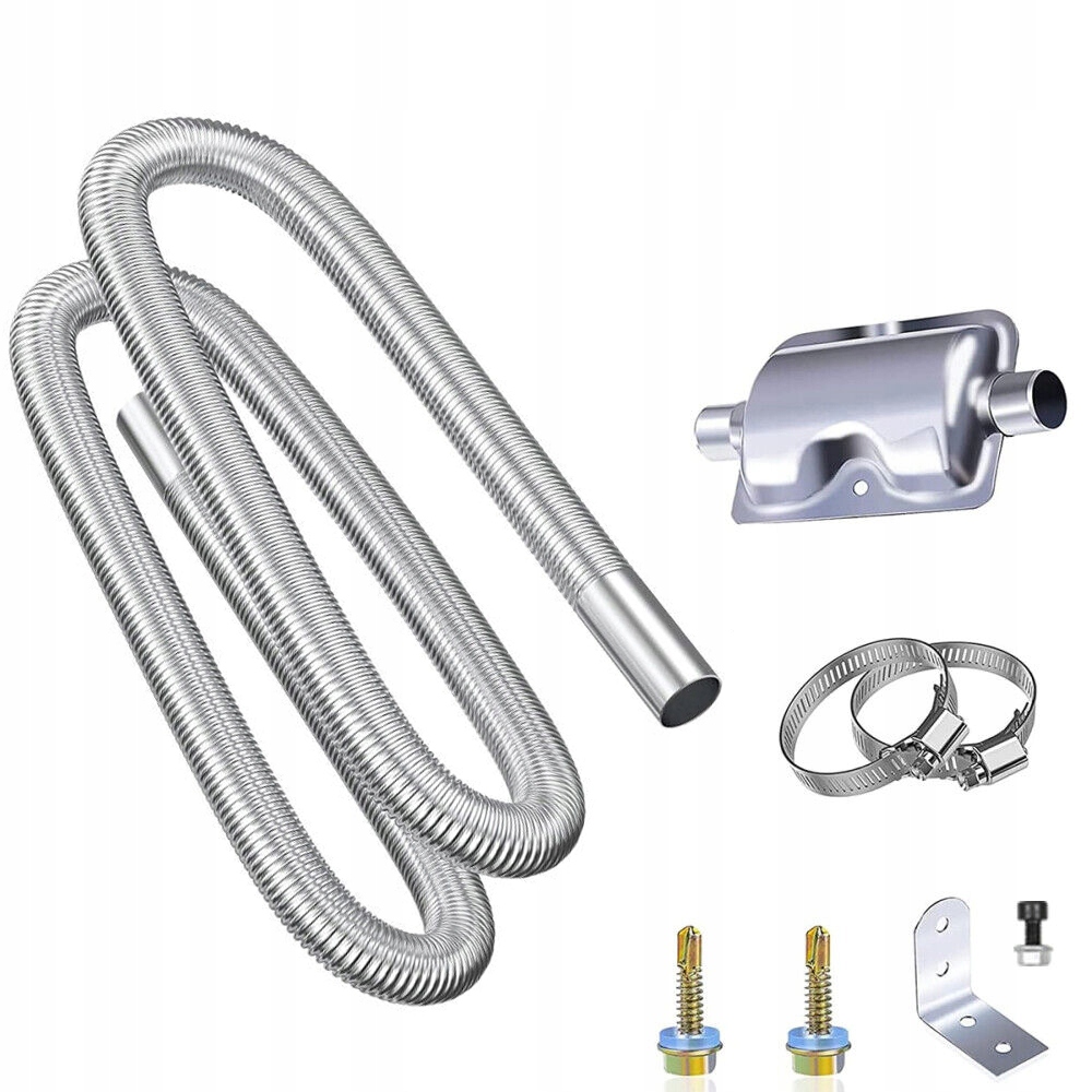 3M RURA WYDECHOWA SPALIN ŚR. FI 25MM DO NAGRZEWNICY POSTOJOWEJ NIERDZEWNA