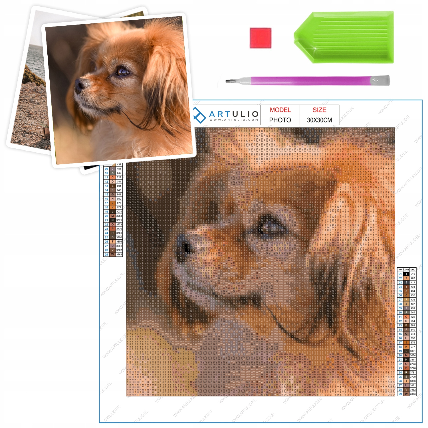 Diamentový Haft Z Fotografie 30x30 Diamond Painting