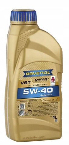 OLEJ RAVENOL TURBO VST SAE 5W40 USVO 1L 1111136-001-01-999 za 59 zł z ...