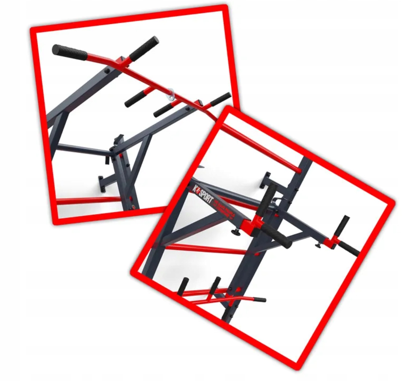 ZESTAW DO ĆWICZEŃ DRĄŻEK PORĘCZ DRABINKA SIŁOWNIA TRENING NA PREZENT Marka K-SPORT