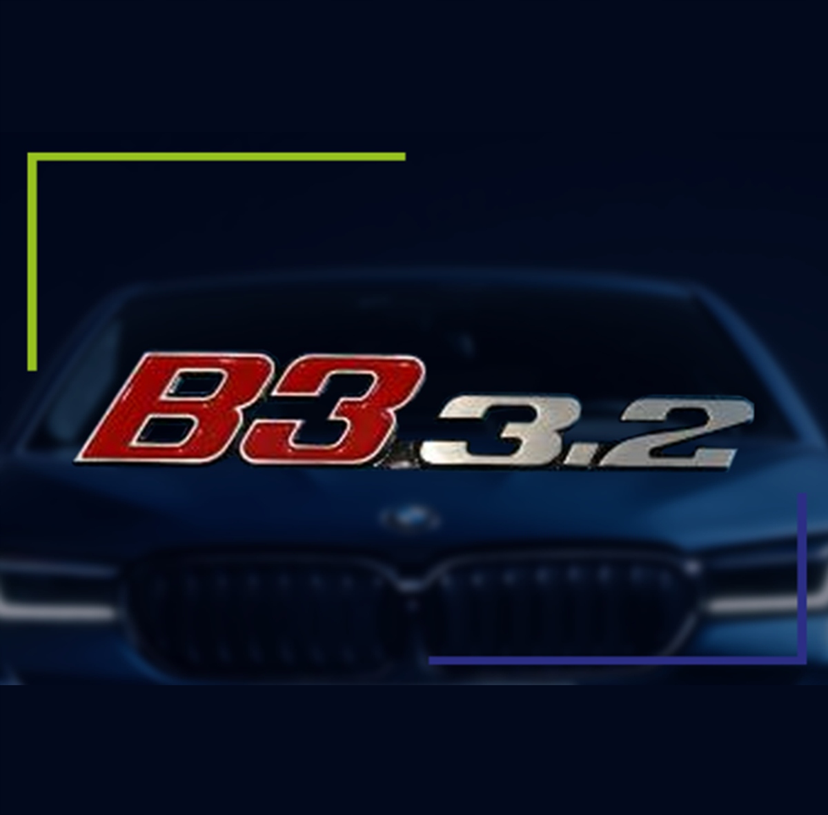 Originálny emblém Alpina B3 3.2