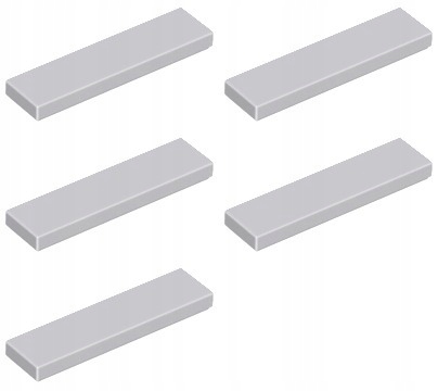 

Lego 2431 Płytka Tile 1x4 szara jasna (5g) 5 szt.