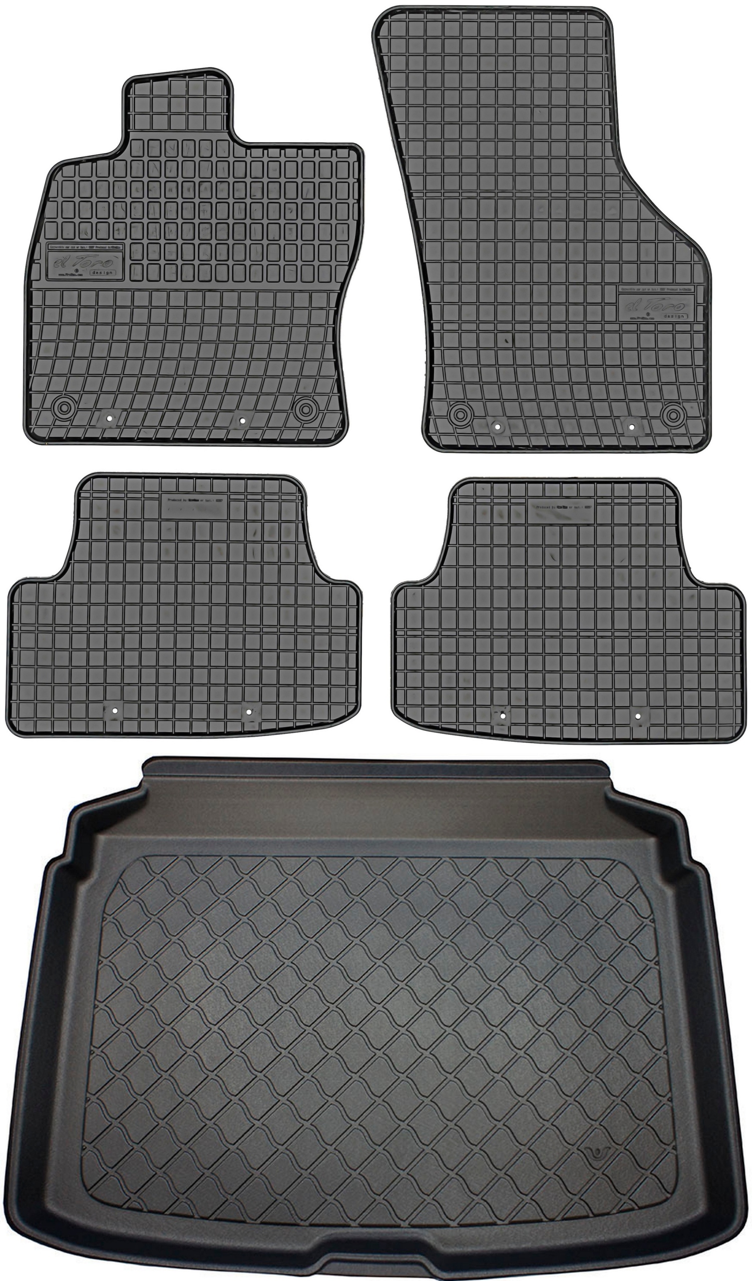 Audi A3 III 8V Sportback 2013-2020 Koberce s rohožou
