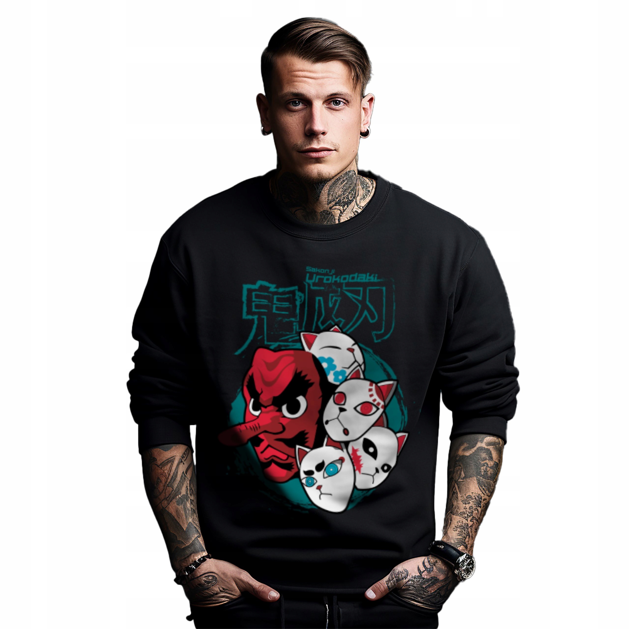 Mikina s potiskem Anime Sakonji Urokodaki