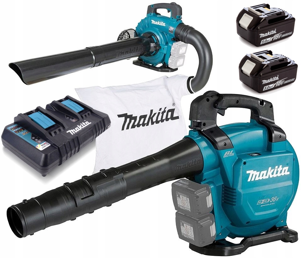 Makita DUB363PT2V Dmuchawa Odkurzacz Aku 2x5Ah