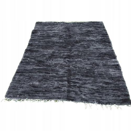 Koberec Tkaný Ovčia koža Tmavý Grafit Handmade