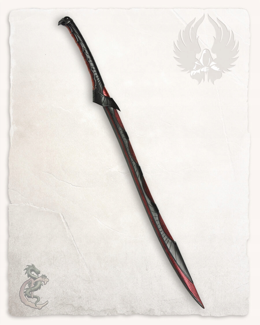 Nilveth Červený Dlouhý Meč Zbraň Larp