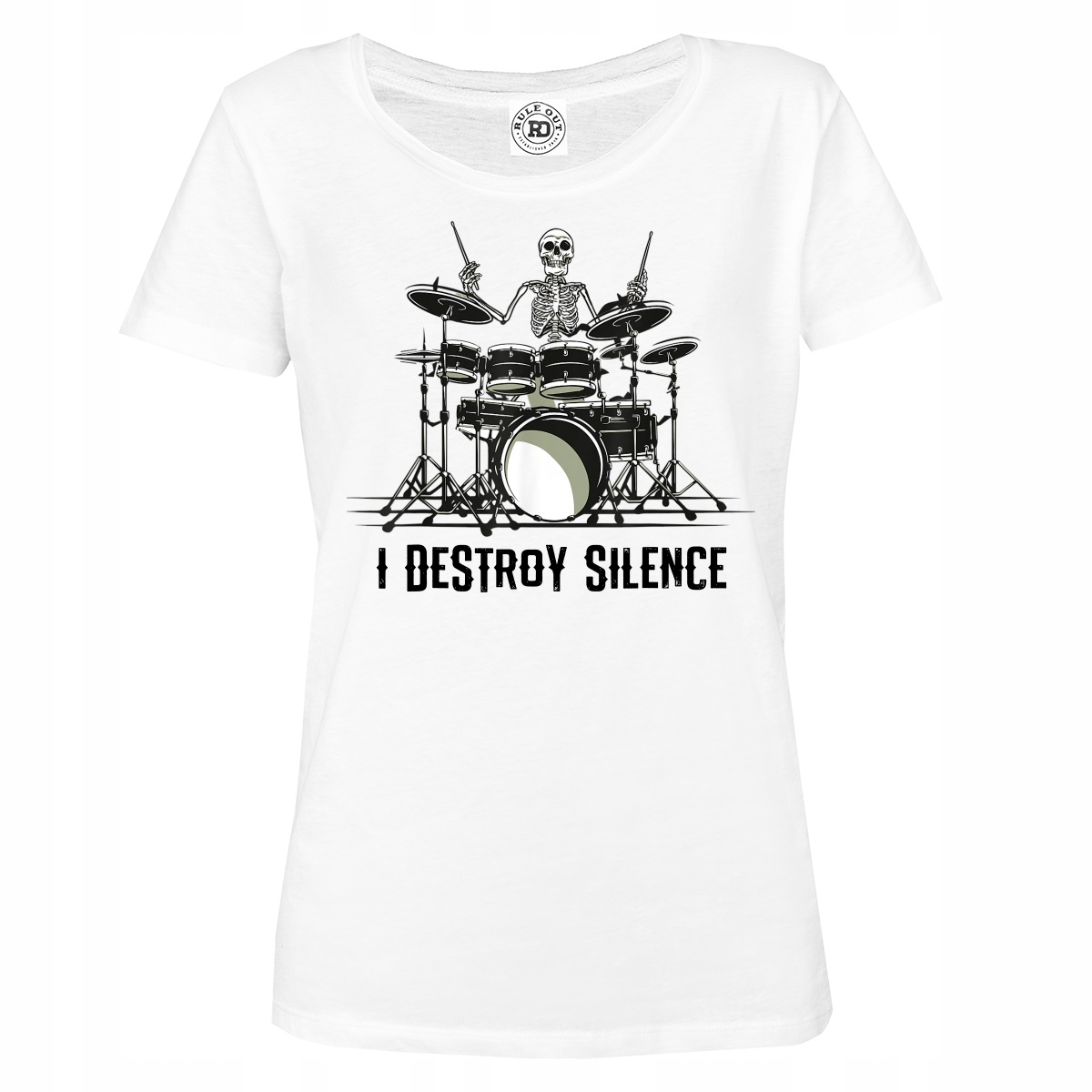 

Damska Koszulka Muzyczna Dla Perkusisty Perkusja