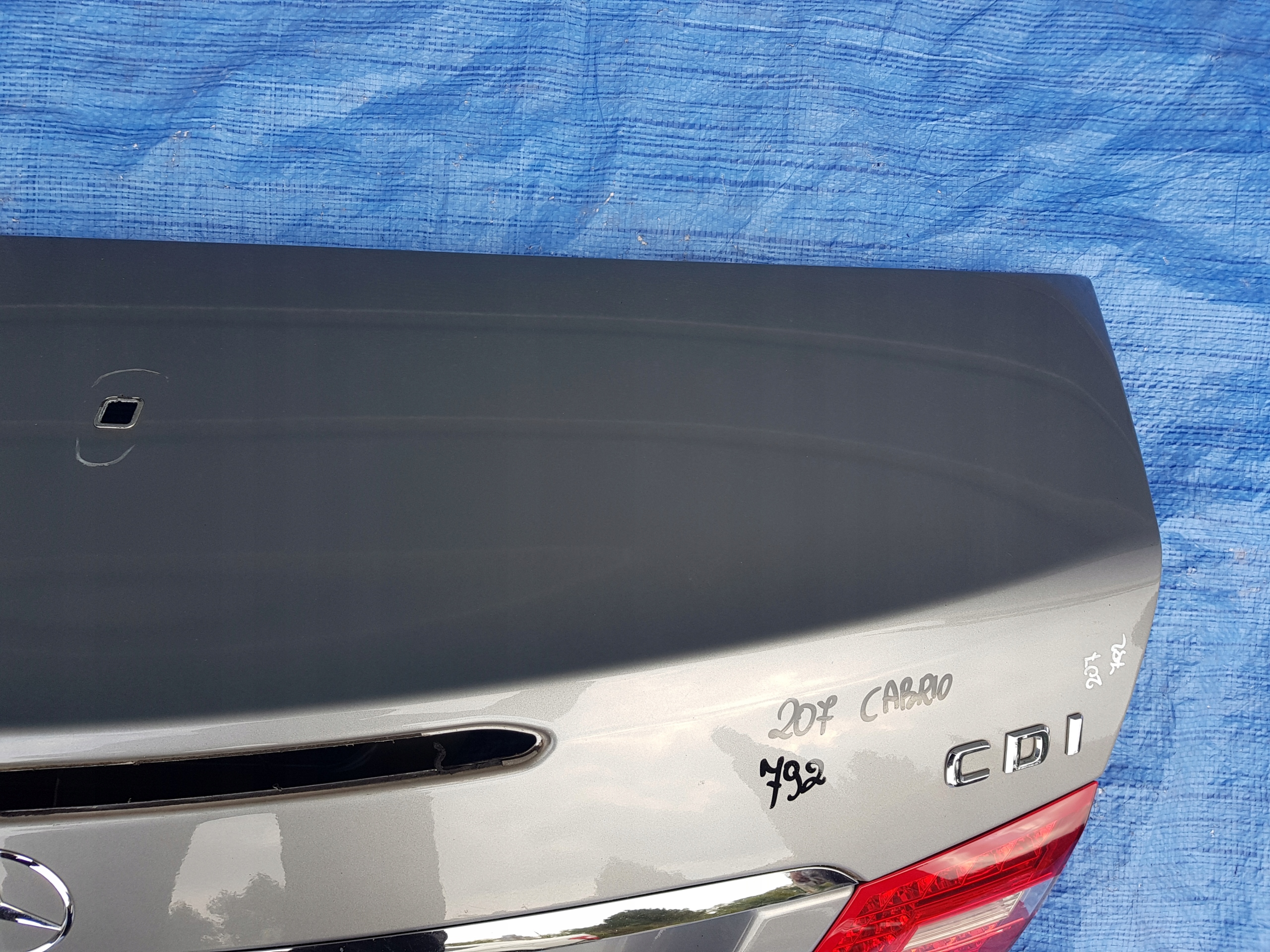 trunk door boot MERCEDES C207 W207 C762 762 CABRIO
