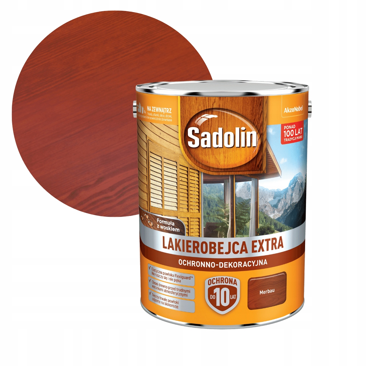 Sadolin Extra Lakierobejca Do Drewna 5L Merbau