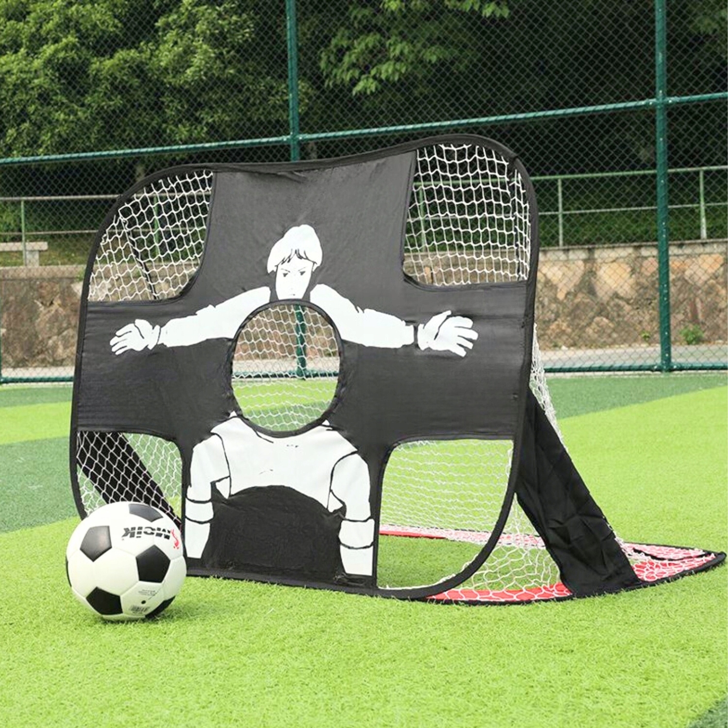 BRAMKA PIŁKARSKA PRZENOŚNA 120X75X75 CM SKŁADANY Rodzaj przenośna