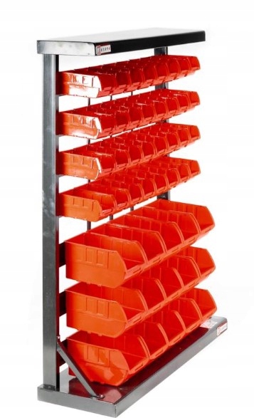 Стеллаж для мастерской полка контейнеры 47 контейнеров