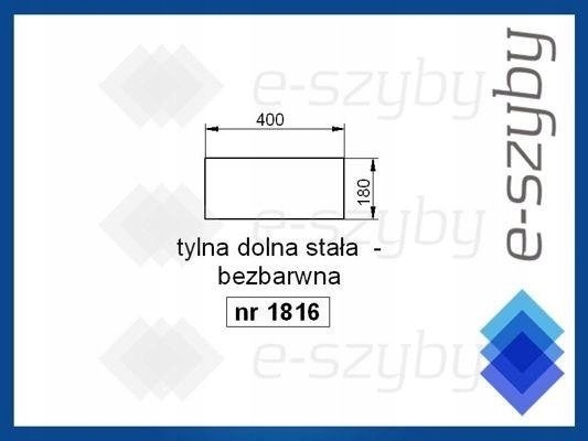 sklo Steyr 8100 8110 8120 8130 zadní spodní