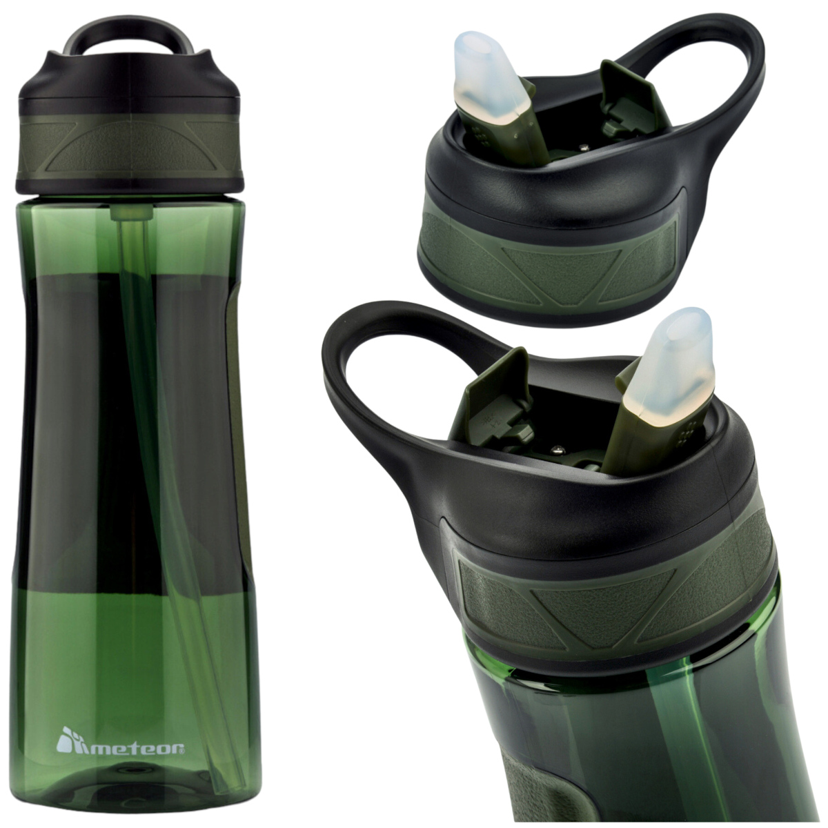 Meteor Bidon Sportowy Butelka Na Wodę 670ml Zielony