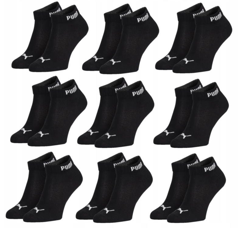 9 PAR PUMA SKARPETKI ZAKOSTKI CZARNE 43/46 Marka Puma