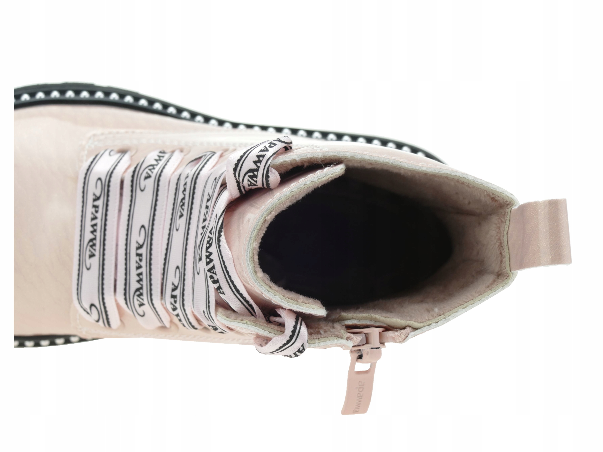 DZIEWCZĘCE TRZEWIKI PÓŁBUTY DZIECIĘCE BOTKI BUTY PRZEJŚCIOWE SUWAK R. 36 Długość wkładki wew. 23.3 cm