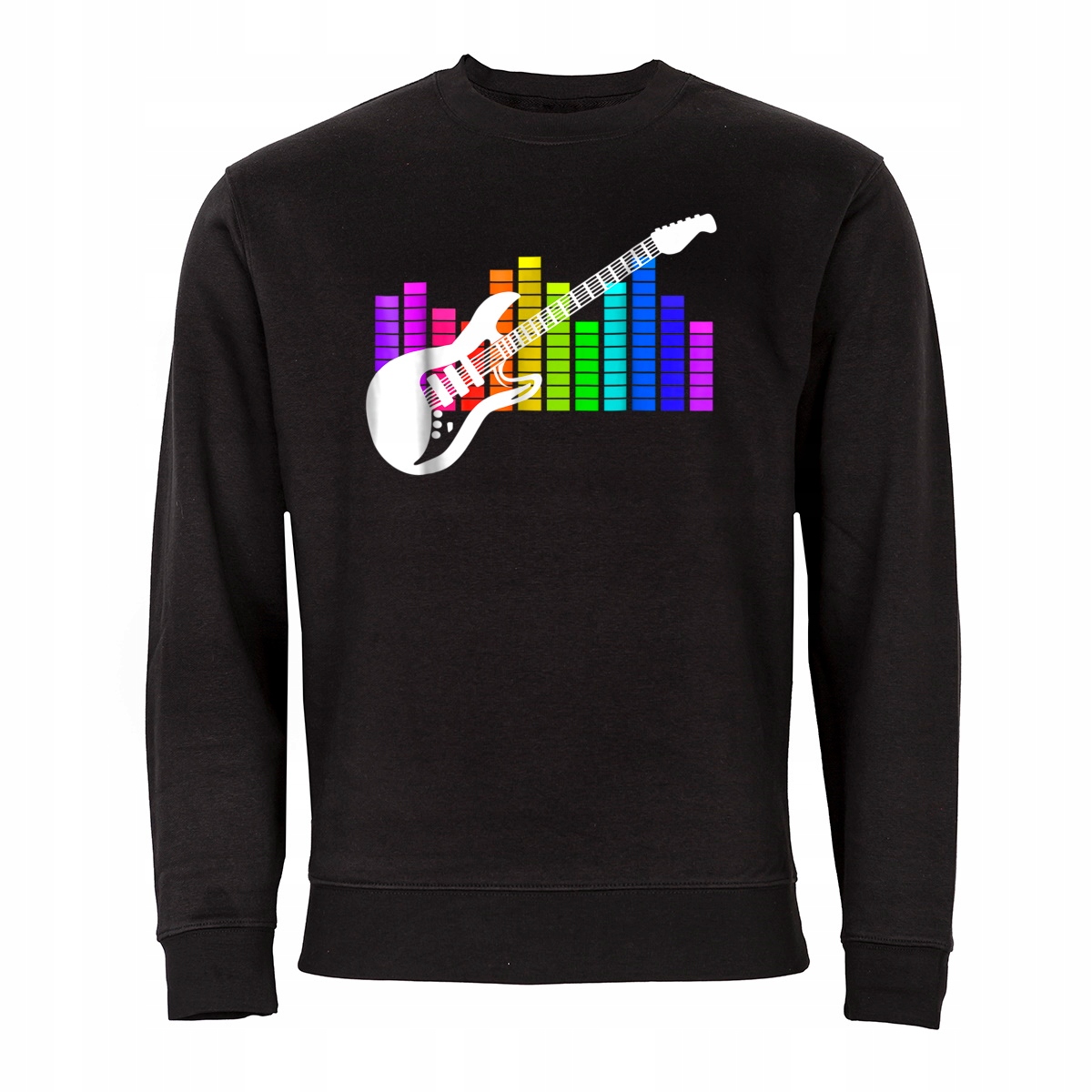 

Czarna Bluza Muzyczna Dla Muzyka Gitara Electro