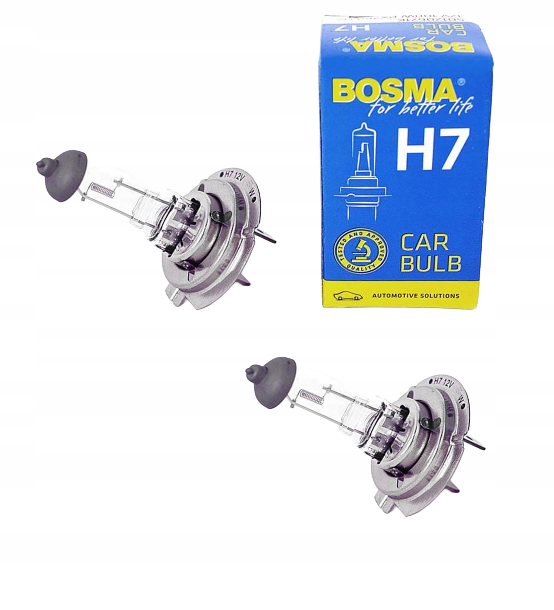 Żarówka H7 12V 55W Bosma PX26D E4 samochodowa 1468 2 sztuki