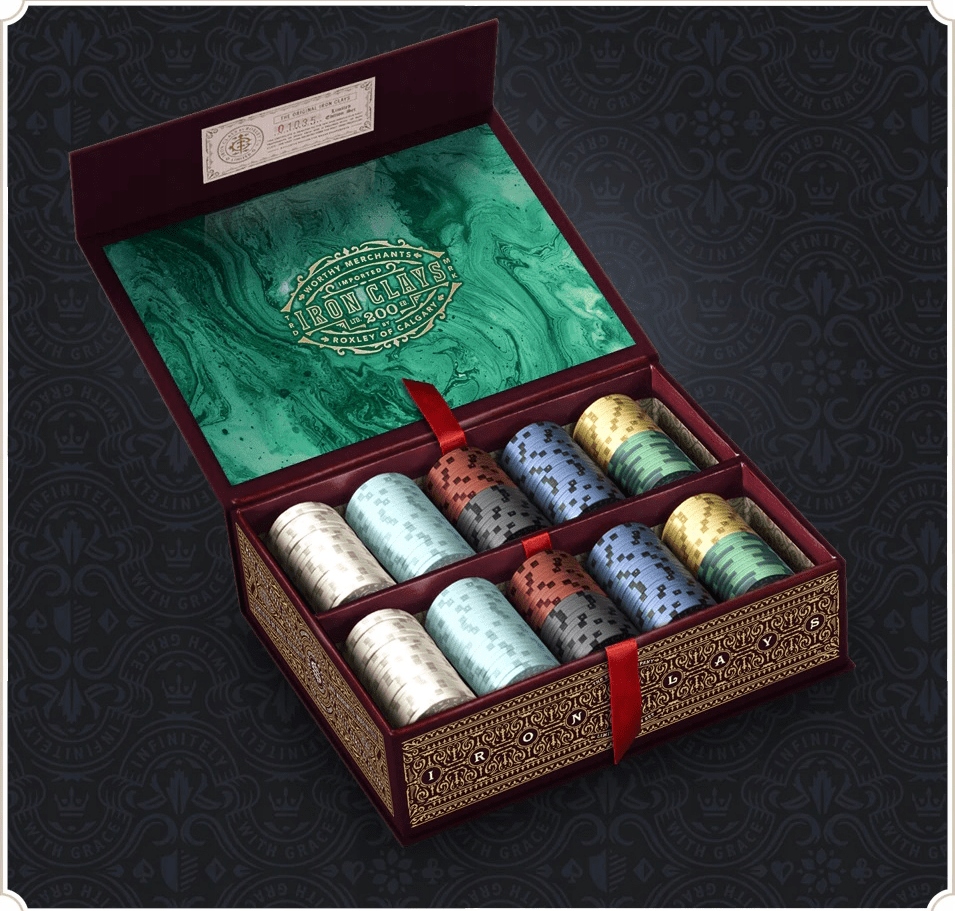 Roxley Games Iron Clays: Żetony do gry Brass (200)