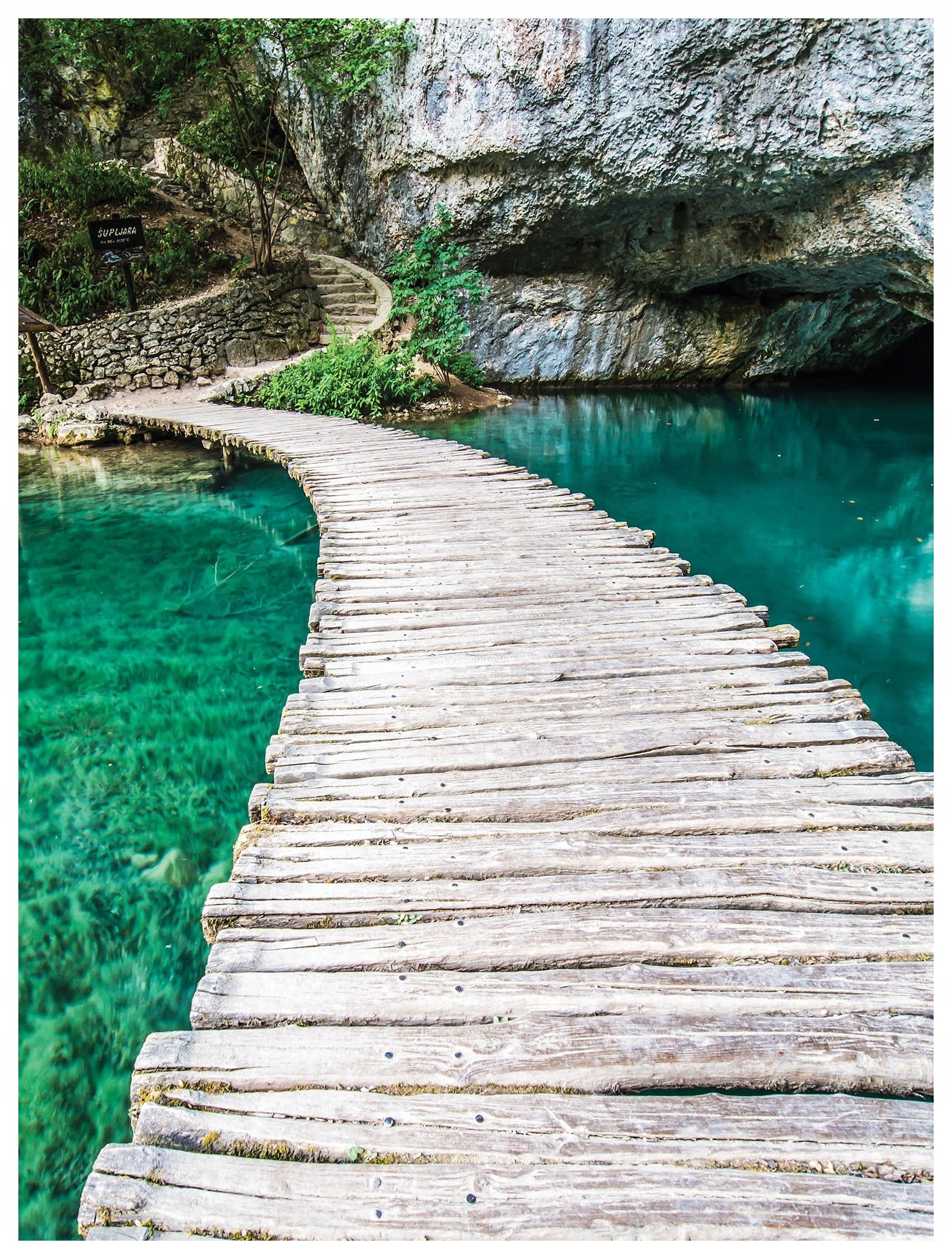 Vliesová fototapeta Most nad tyrkysovou vodou les harmonie 184x254 lepidlo