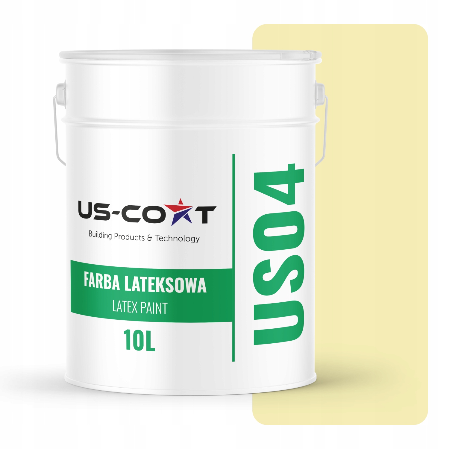 Latexová Farba Na Stenu Slamková Farba H7182 10L Hlboká Matná Na Stropné Steny