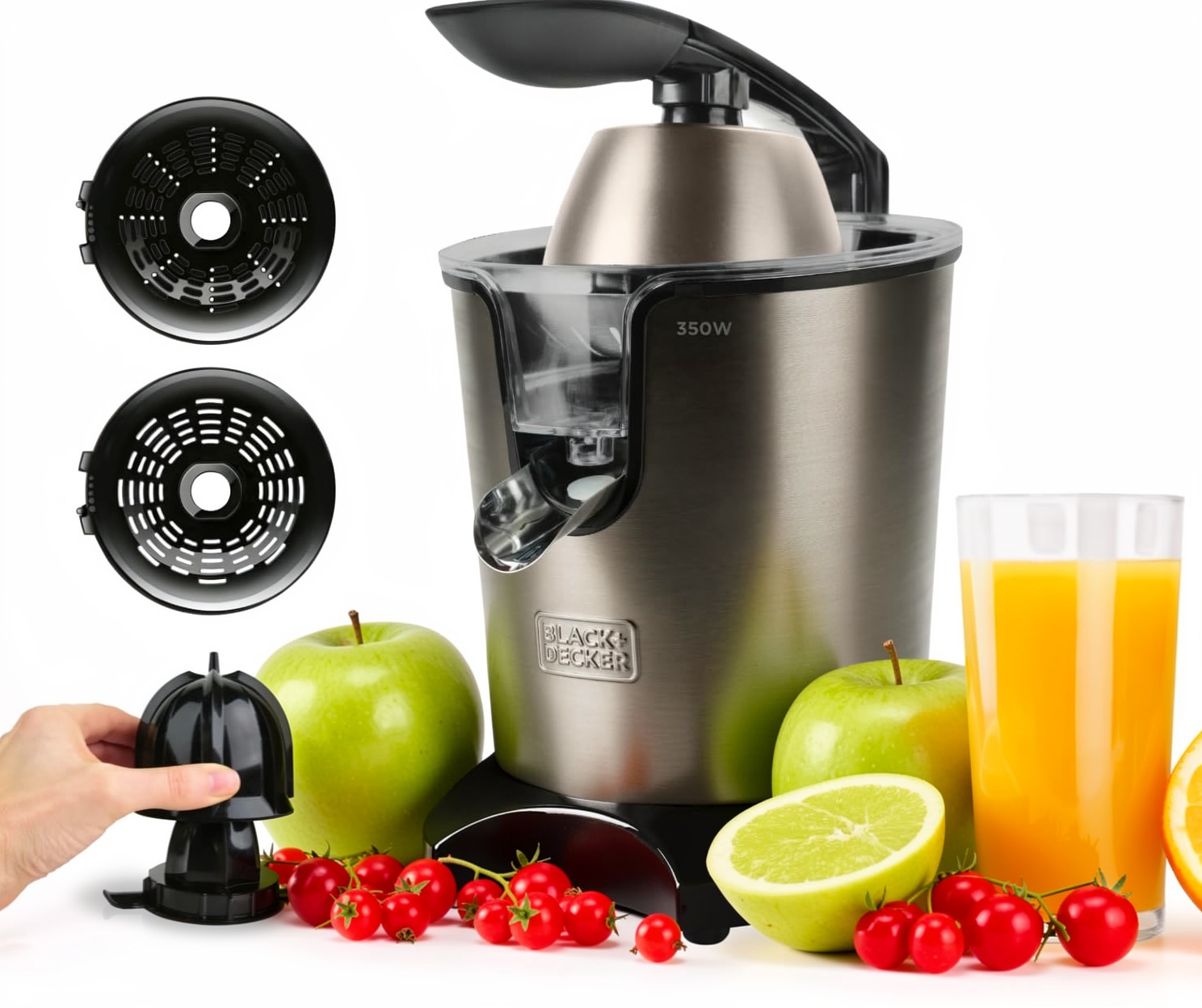 Elektrický Lis Na Citrusy Ovoce A Šťávy Black+Decker 350 W