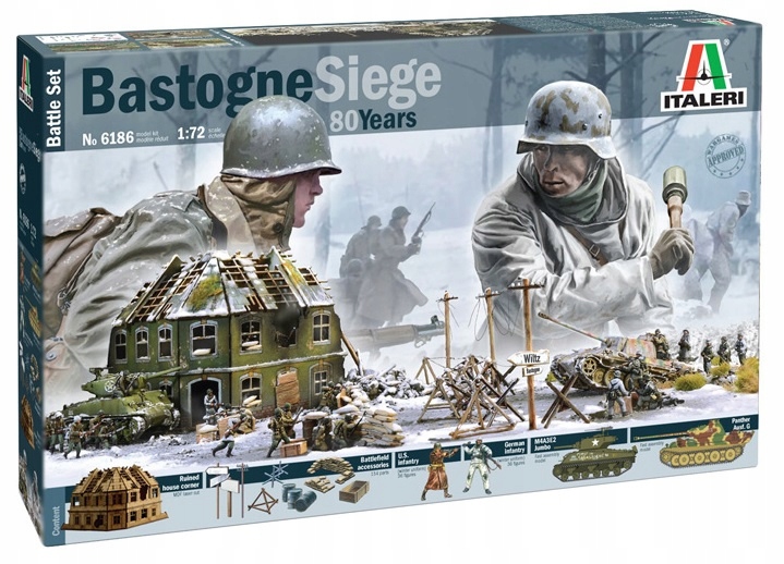 1:72 Bojová sada: Obléhání Bastogne – 80 let